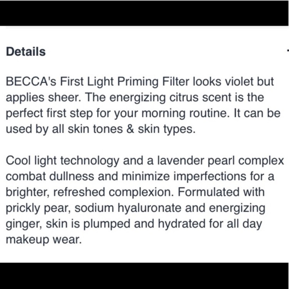 BECCA First Light Priming Filter - Picture 8 of 8
